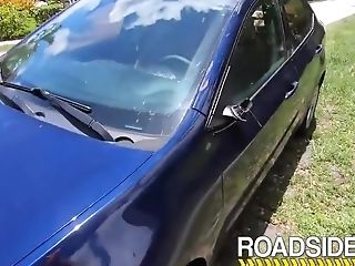 Bess Breast In Roadside - Bbw Dicked Down By Her Mechanic