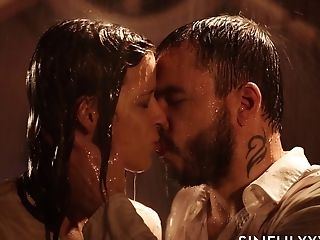 Erotic Love Making Under The Rain With Natural Tits Ria Sunn