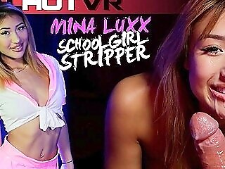 Hot Unclothe Club Romp - Asian College Girl Stripper Loves Big Jizz-shotgun - Mina Luxx