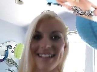 Crazy Blonde, Cum Shot Adult Vid