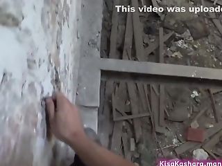 Quick Fuck With Yam-sized Jizz Shot And Deepthroating In An Abandoned Building With A Stalker Point Of View