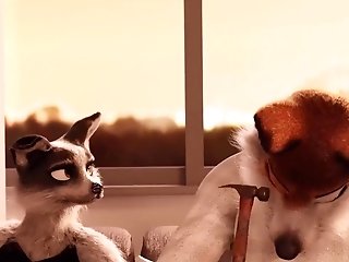 Animated Fox And Wolf Have Wild And Spunky Fucky-fucky In Fresh Fur Covered Porno Movie